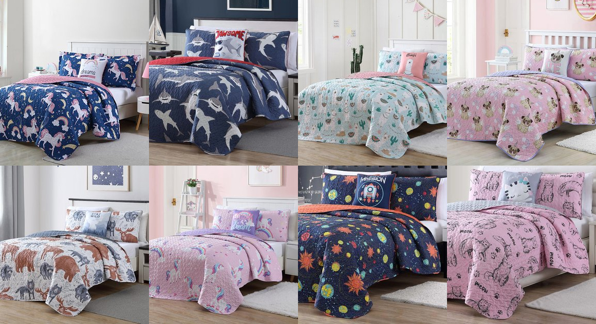 pc kids quilt sets