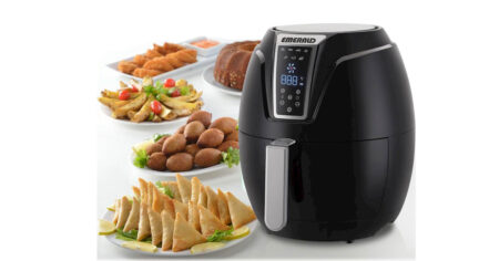 Emerald L Digital Air Fryer Black