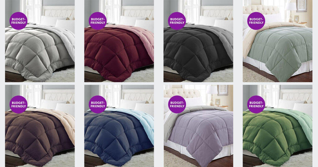 MODERN THREADS LIGHTWEIGHT REVERSIBLE COMFORTERS