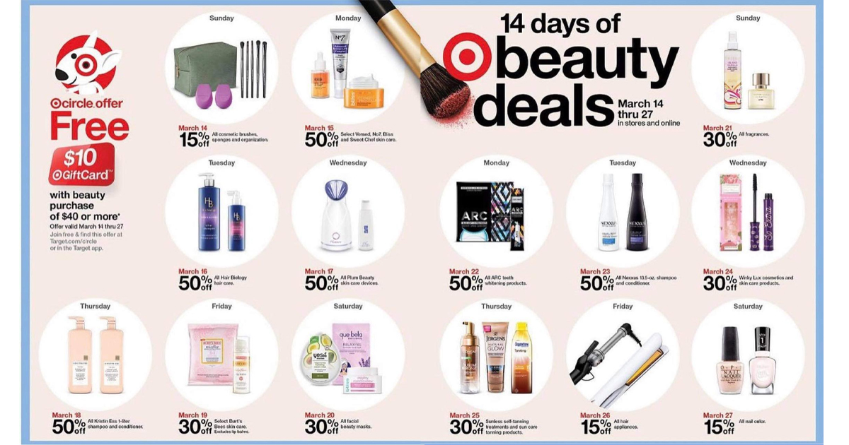 TARGET BEAUTY DEALS