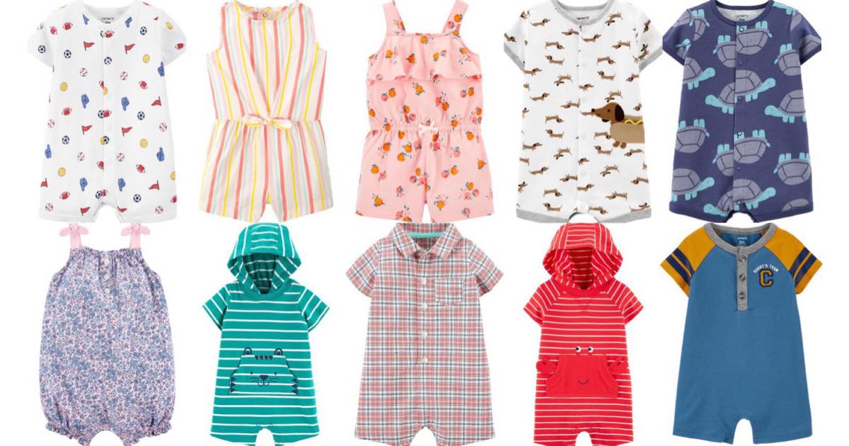 carters rompers doorbuster deal