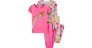 girls piece pajama set