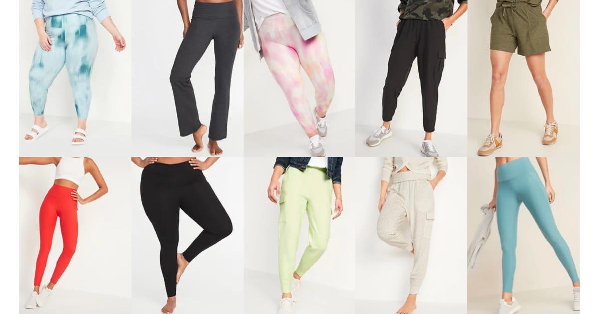 old navy active bottoms