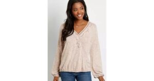 pink embroided lace top