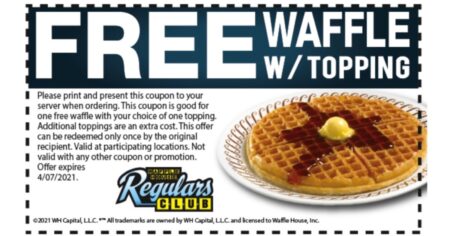 waffle house cpn offer