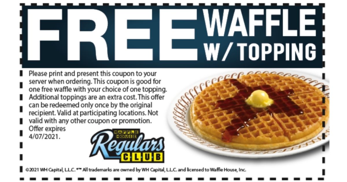 waffle house cpn offer