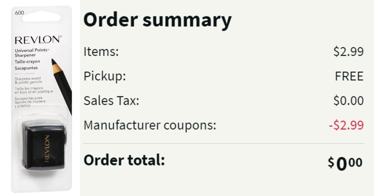 walgreens free sharpener