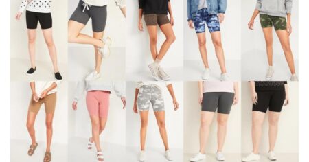 biker shorts old navy