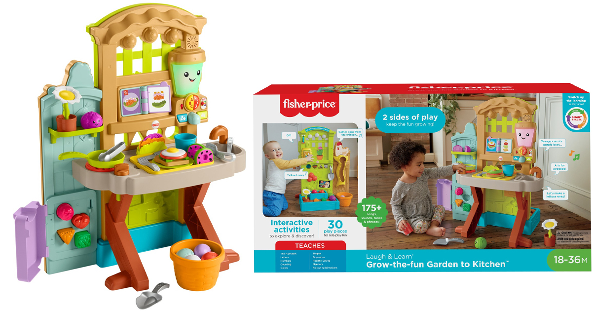 Fisher Price Laugh Learn Grow The Fun Garden Play Kitchen