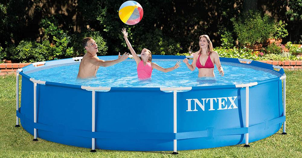 Intex EH Foot x Inch Above Ground Swimming Pool Pump Not Included