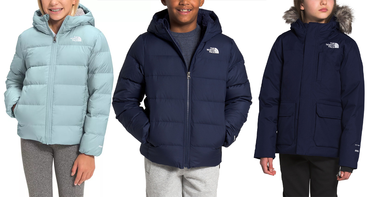 KIDS THE NORTH FACE JACKETS