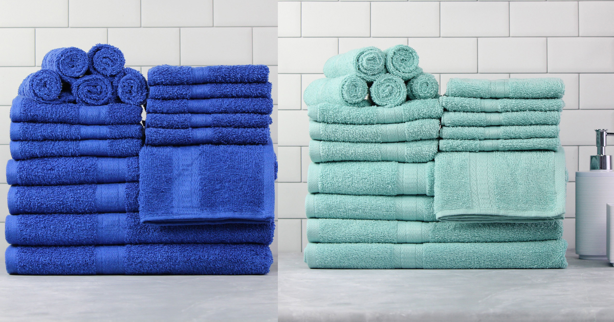 Mainstays Basic Bath Collection Piece Towel Set