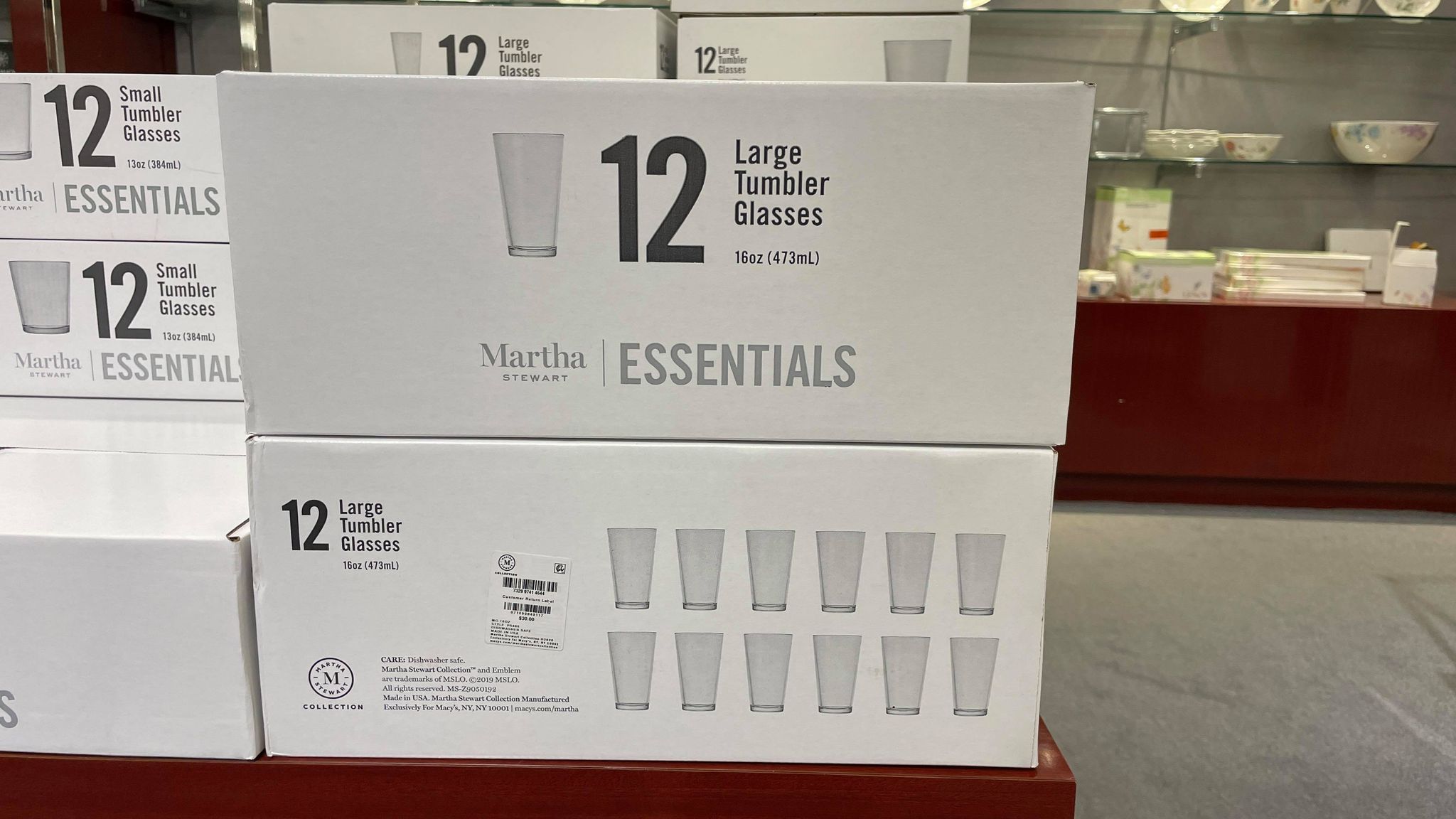 Martha Stewart Glassware