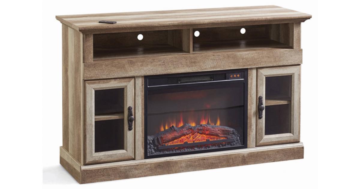 bhg fireplace tv stand walmart