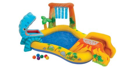 intex inflatable dino play center walmart