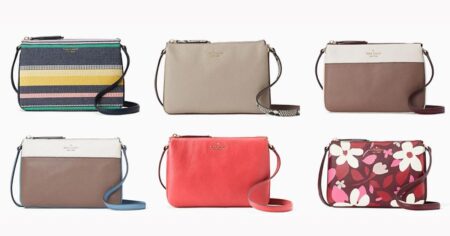 kate spade triple gusset crossbody