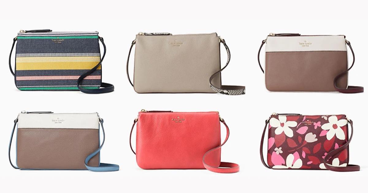kate spade triple gusset crossbody