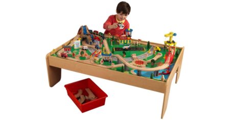 kidkraft waterfall mountain train set