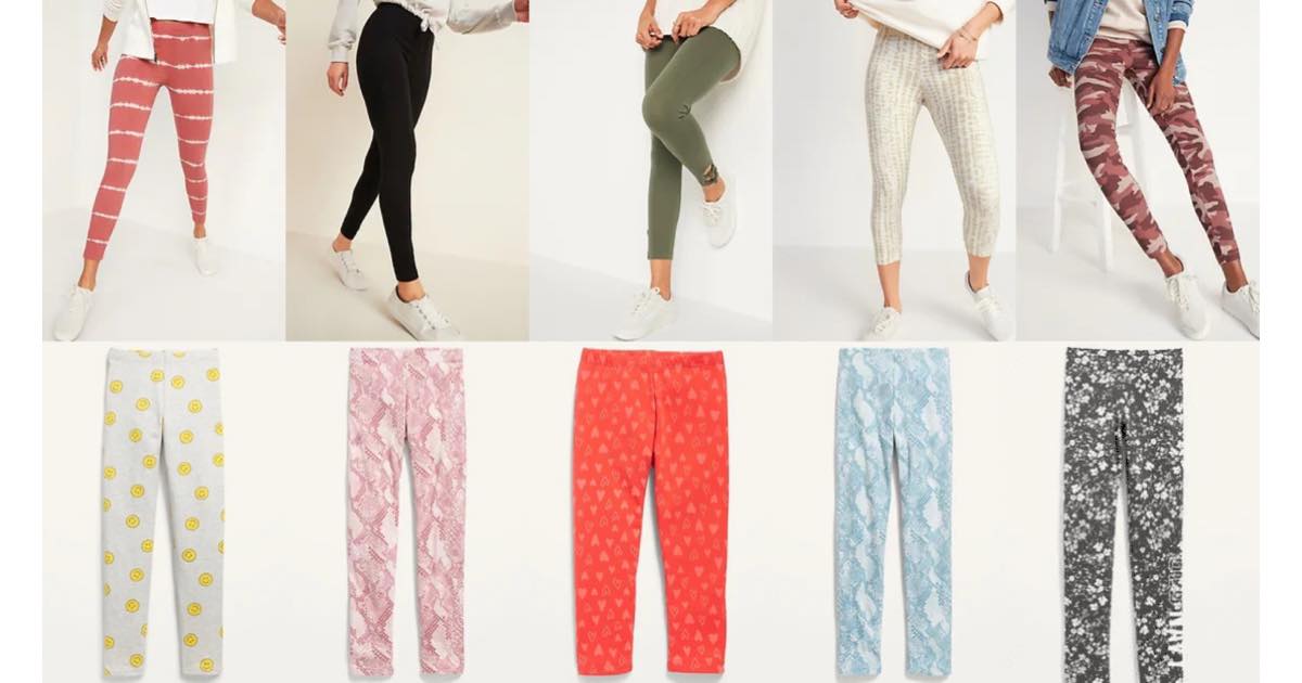 old navy leggings sale womens girls