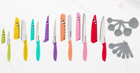 piece cutlery set macys farberware