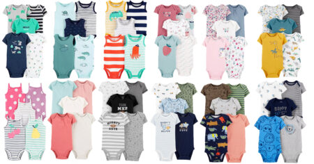 CARTERS PACK BODYSUITS