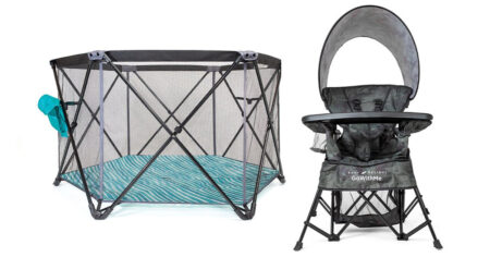 Carbon Camo Deluxe Chair Haven Portable Play Yard