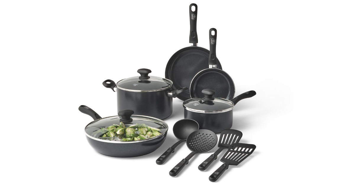 Greenlife pc Aluminum Dishwasher Safe Non Stick Cookware Set