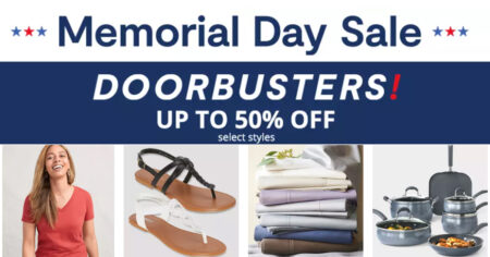 JCPENNEY MEMORIAL DAY SALE