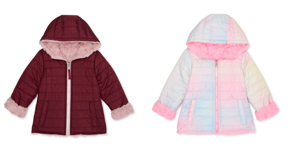 Limited Too Toddler Girl Reversible Faux Fur Winter Jacket
