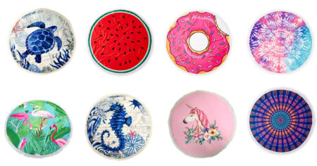 ROUND BEACH TOWELS