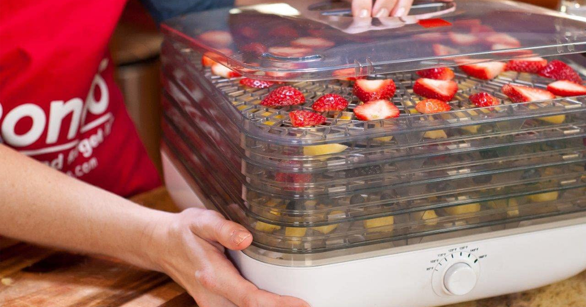 Ronco White EZ Store Turbo Tray Food Dehydrator