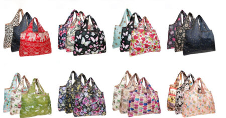 Wrapables Convenient Reusable Totes pks