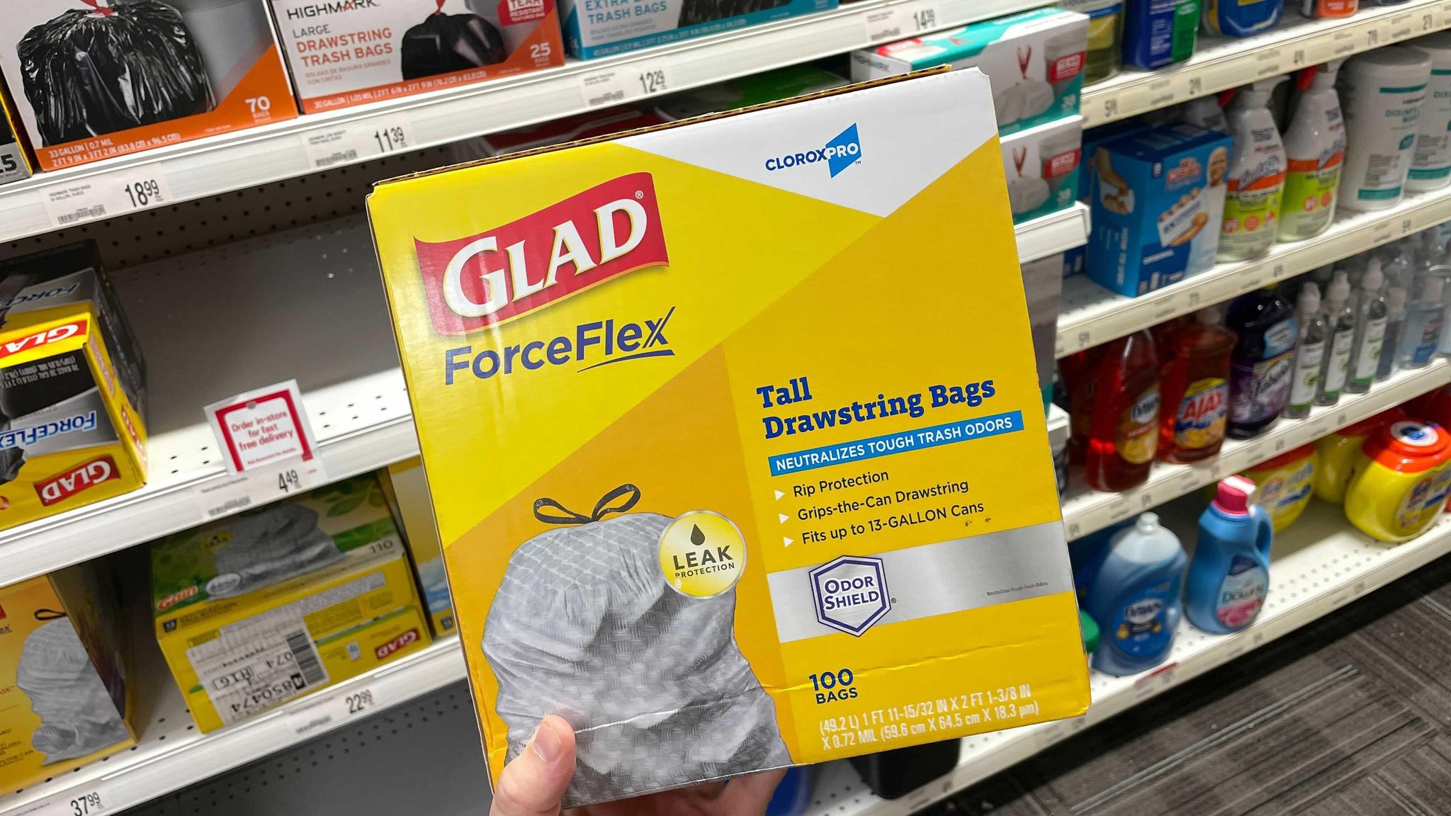 glad ff bags
