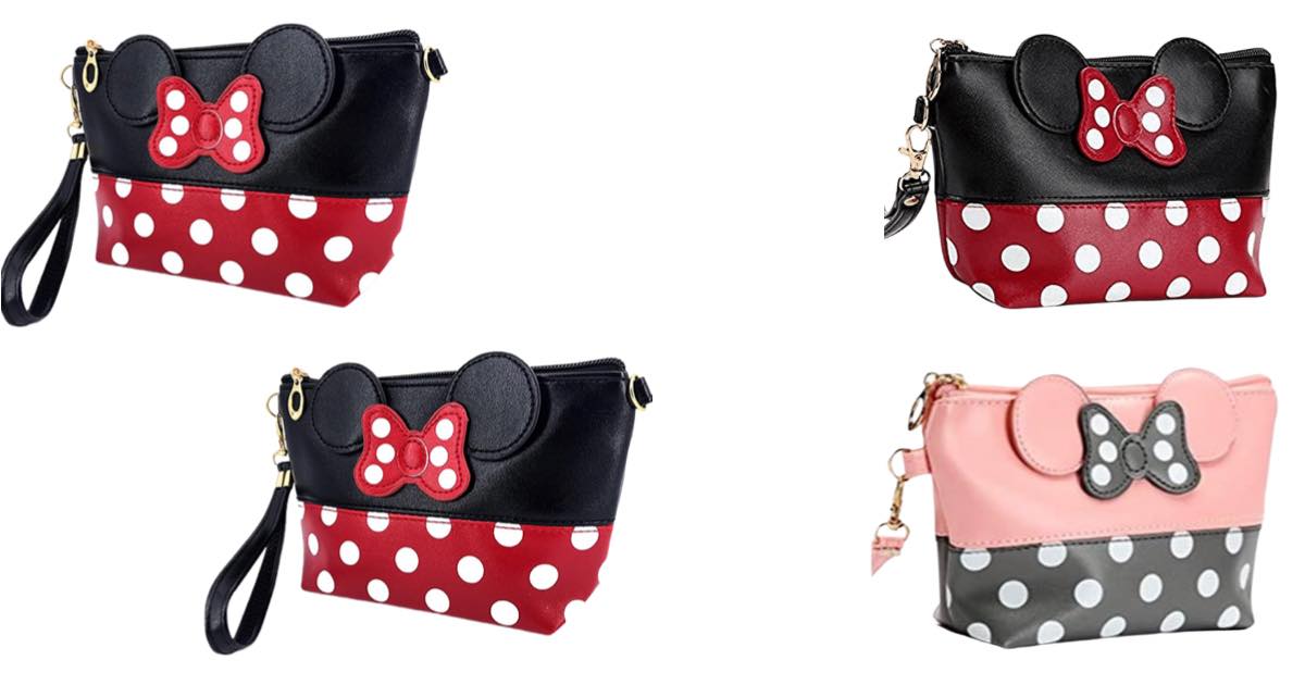 minnie mouse cosmetic bag