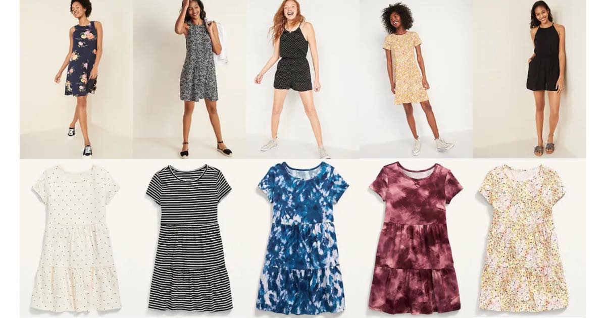 old navy dress and romper sale