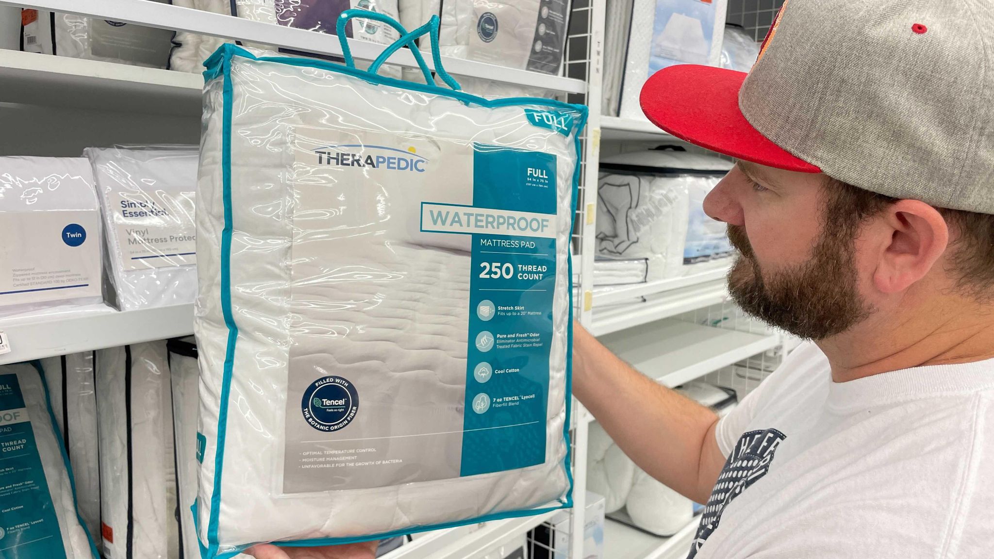 therapedic thr ct mattress pad in store