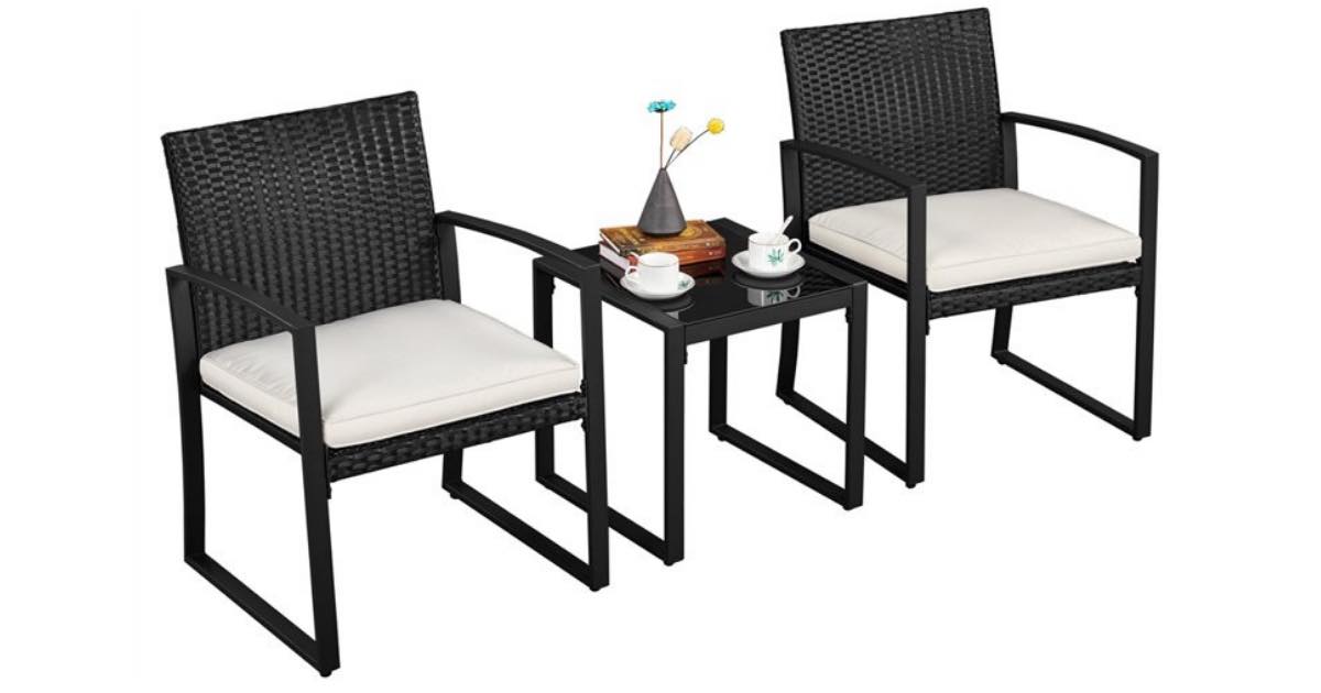 piece patio bistro set walmart