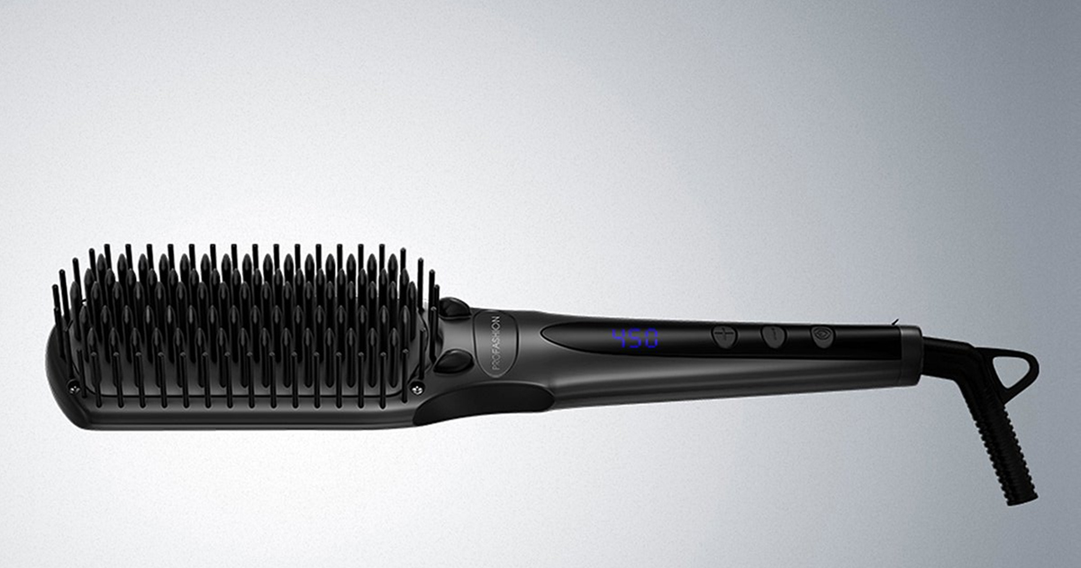 Black The Sleek Thermal Straightening Brush
