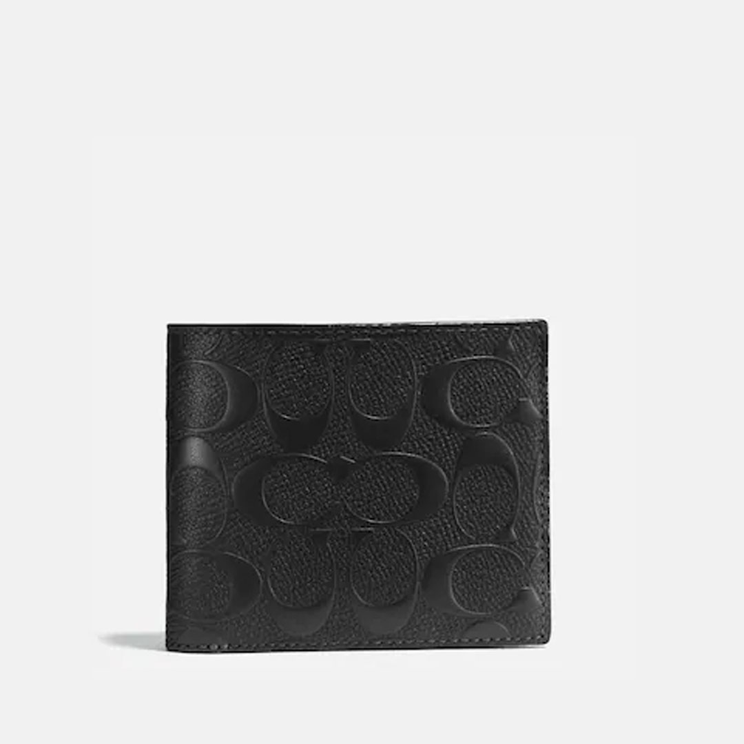 Compact Id Wallet In Signature Leather