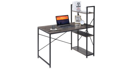 Computer Desk With Bookshelf