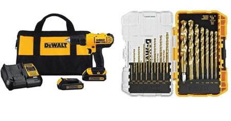 DEWALT V MAX Cordless Drill Driver Kit