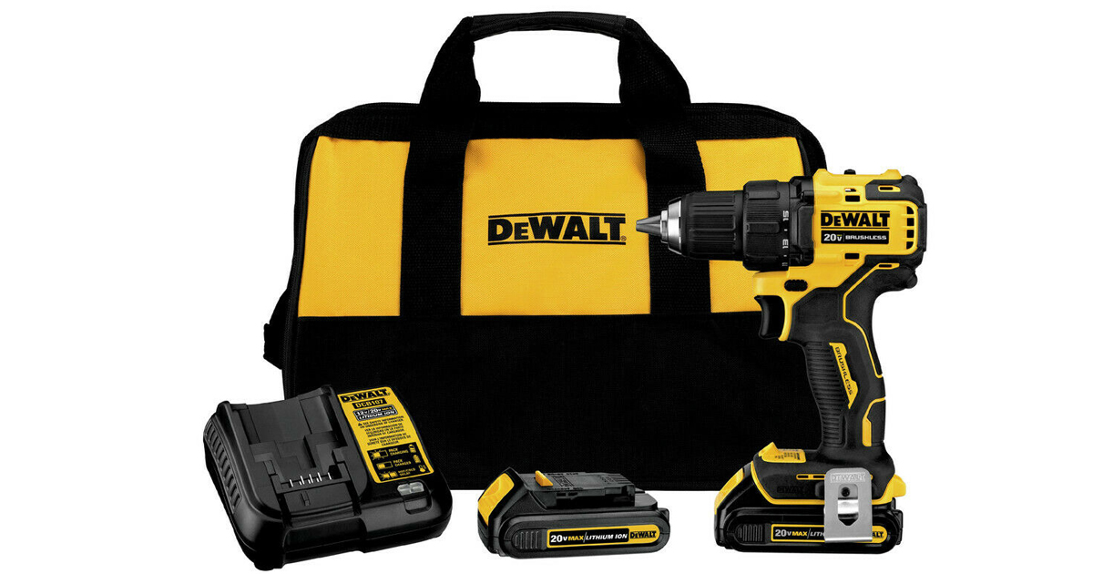 DEWALT DCD C ATOMIC V MAX BL Li Ion in Drill Driver Kit