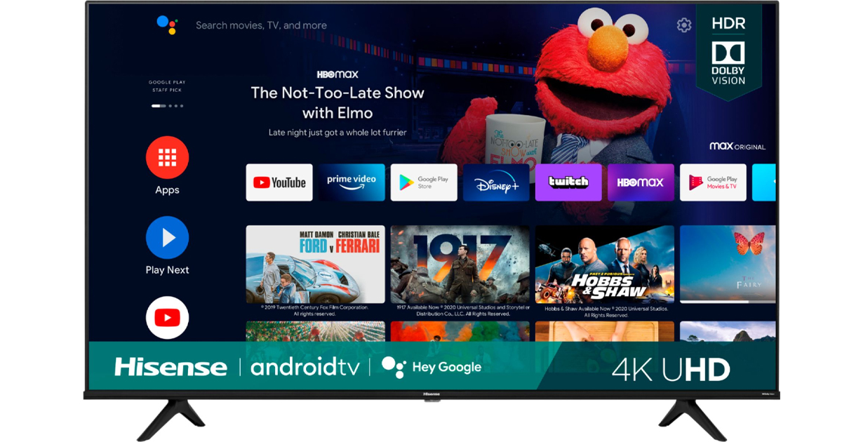 Hisense Class A G Series LED K UHD Smart Android TV