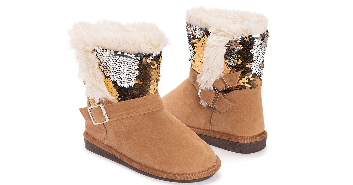 Muk Luks Tan Gold Alyx Boot Girls