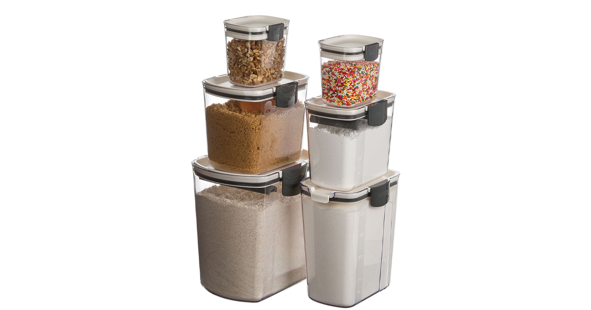 Sugar Flour Piece Bakers Container Set