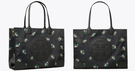 TORY BURCH ELLA PRINTED TOTE BAG