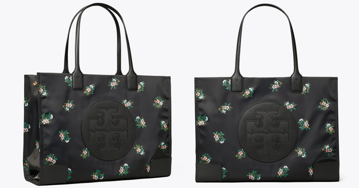 TORY BURCH ELLA PRINTED TOTE BAG
