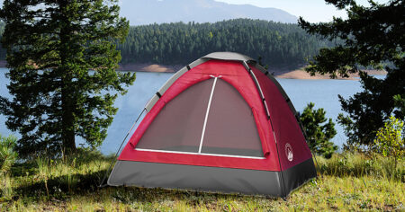 Wakeman TradeMark Two Person Tent Red