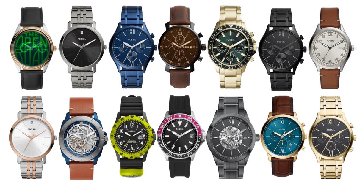 fossil watch sale summer styles