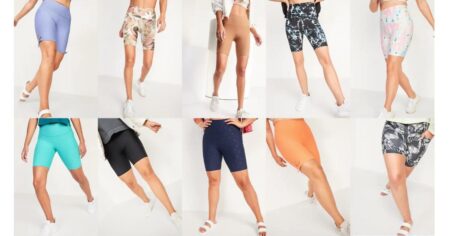 old navy powersoft bike shorts